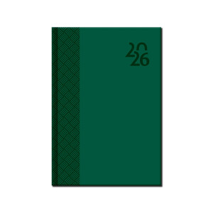Denní diář A5 VENETIA zelený 2026 - Reklamnepredmety