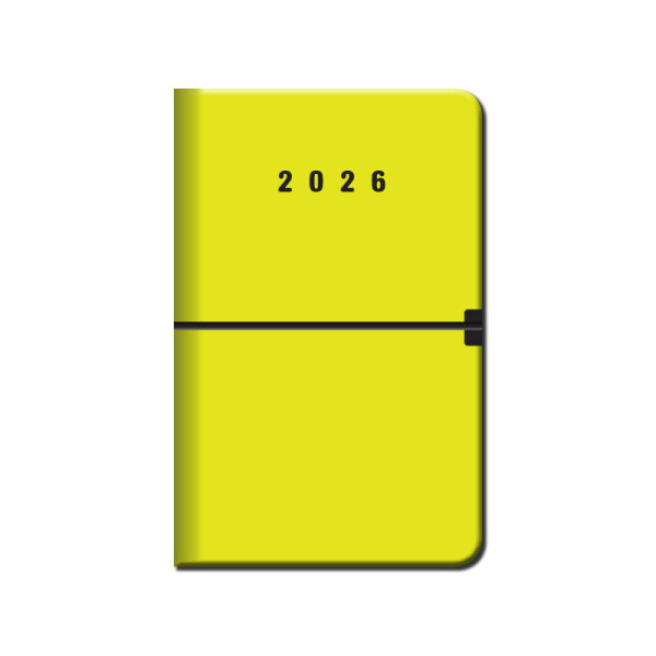 Týdenní diář A5 CAPRI neon 2026