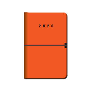 Týdenní diář A5 CAPRI oranžový 2026 - Reklamnepredmety