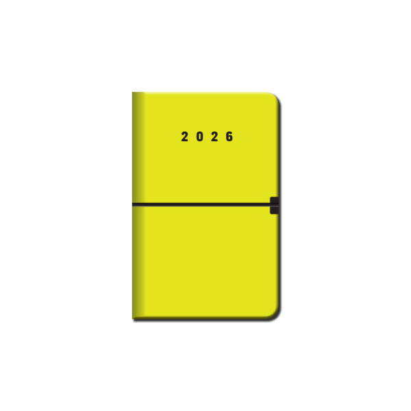 Mini diář A6 CAPRI neon 2026