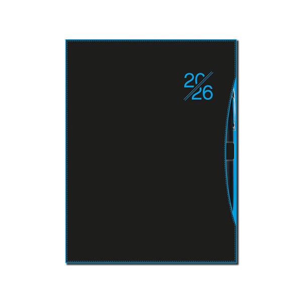 Denní diář A5 SMART blue 2026
