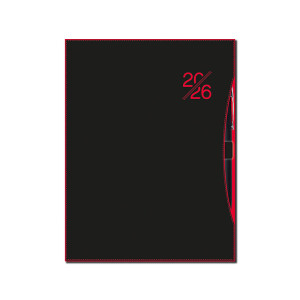 Týdenní diář A5 SMART red 2026 - Reklamnepredmety