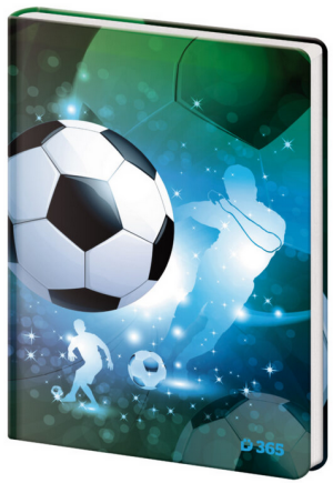 Památník A5 13x18cm čistý Football - Reklamnepredmety