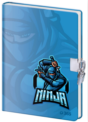 Památník 13x18 cm se zámkem - Ninja - Reklamnepredmety