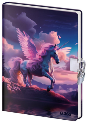 Památník 13x18 cm se zámkem - Unicorn - Reklamnepredmety