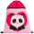 Vrecko na telocvik Panda Love - CCV0505_001 - variant He CCV0505