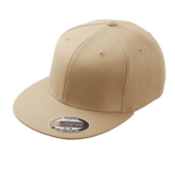 MB6184 6 Panel Flexfit® Flat Peak Cap