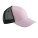 MB6550 5 Panel Retro Mesh Cap - MB6550-Baby-Pink-Black - variant Ls 1000128876