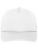 MB6550 5 Panel Retro Mesh Cap - MB6550_White_White - variant Ls 1000304381