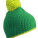MB7964 Pompon Hat with Contrast Stripe - MB7964-Green-Acid-Yellow - variant Ls 1000129087