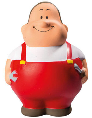 MBW24266 SQUEEZIES® Worker Bert®, Red - Reklamnepredmety