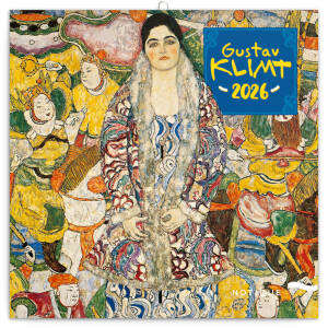 NOTIQUE Poznámkový kalendář Gustav Klimt 2026, 30 x 30 cm - Reklamnepredmety