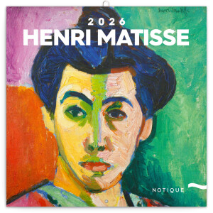 NOTIQUE Poznámkový kalendář Henri Matisse 2026, 30 x 30 cm - Reklamnepredmety