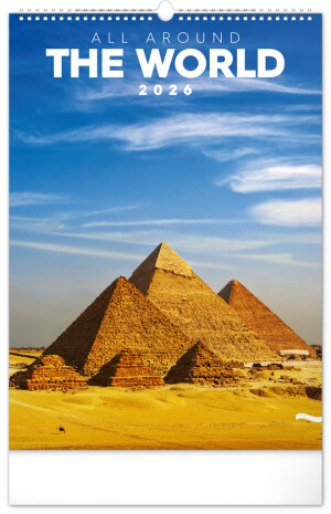 NOTIQUE Nástěnný kalendář Světové monumenty 2026, 33 x 46 cm - Reklamnepredmety