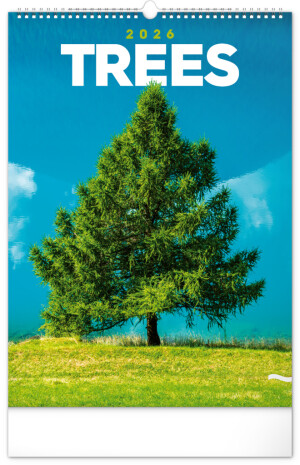 NOTIQUE Nástěnný kalendář Stromy 2026, 33 x 46 cm - Reklamnepredmety