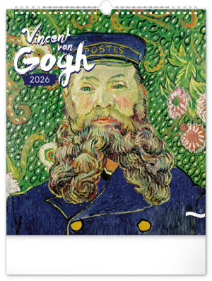NOTIQUE Nástěnný kalendář Vincent van Gogh 2026, 30 x 34 cm - Reklamnepredmety