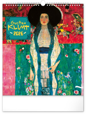NOTIQUE Nástěnný kalendář Gustav Klimt 2026, 30 x 34 cm - Reklamnepredmety