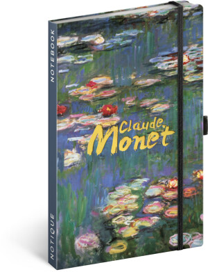 NOTIQUE Notes Claude Monet, linkovaný, 13 x 21 cm - Reklamnepredmety