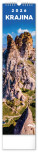 NOTIQUE Nástěnný kalendář Země CZ/SK 2026, 12 x 48 cm - pgn-35754-l_tit - variant Pg PGN-35754-L