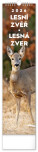 NOTIQUE Nástěnný kalendář Lesní zvěř – Lesní zvěř CZ/SK 2026, 12 x 48 cm - pgn-35759-l_tit - variant Pg PGN-35759-L
