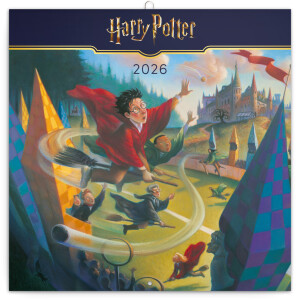 NOTIQUE Poznámkový kalendář Harry Potter 2026, 30 x 30 cm - Reklamnepredmety