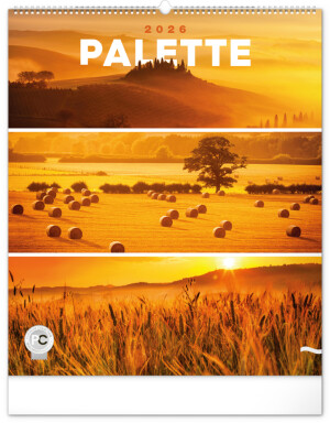 NOTIQUE Nástěnný kalendář Paleta 2026, 48 x 56 cm - Reklamnepredmety