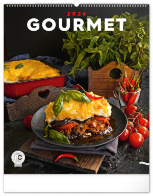 NOTIQUE Nástěnný kalendář Gourmet 2026, 48 x 56 cm - Reklamnepredmety