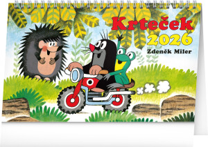NOTIQUE Stolní kalendář Krtek CZ 2026, 23,1 x 14,5 cm - Reklamnepredmety