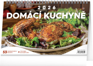 NOTIQUE Stolní kalendář Domácí kuchyně CZ 2026, 23,1 x 14,5 cm - Reklamnepredmety