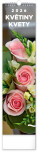 NOTIQUE Nástěnný kalendář Květiny – Květiny CZ/SK 2026, 12 x 48 cm - pgn-35755-l_tit - variant Pg PGN-35755-L