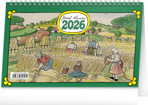 NOTIQUE Stolní kalendář Josef Lada CZ 2026, 23,1 x 14,5 cm - Reklamnepredmety
