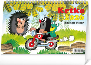 NOTIQUE Stolní kalendář Krtek 2026, 23,1 x 14,5 cm - Reklamnepredmety