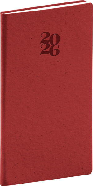NOTIQUE Kapesní diář Essenza 2026, 9 x 15,5 cm - Reklamnepredmety