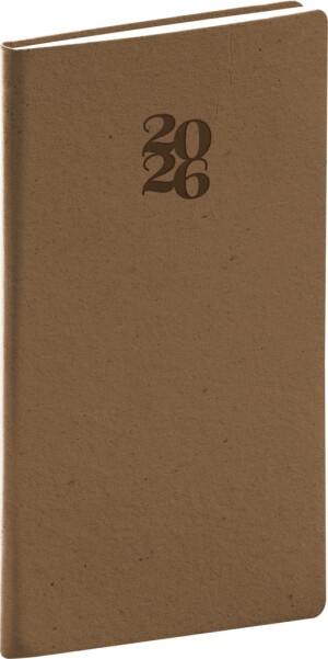 NOTIQUE Kapesní diář Essenza 2026, 9 x 15,5 cm - Reklamnepredmety