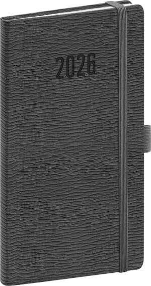 NOTIQUE Kapesní diář Rivoli 2026, 9 x 15,5 cm - Reklamnepredmety