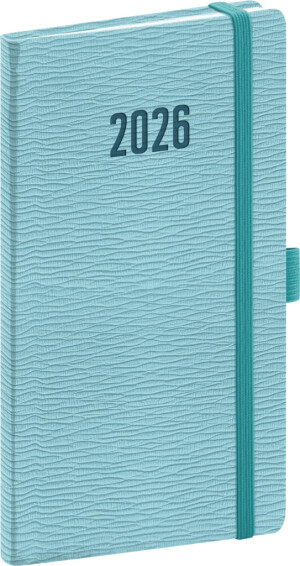 NOTIQUE Kapesní diář Rivoli 2026, 9 x 15,5 cm - Reklamnepredmety