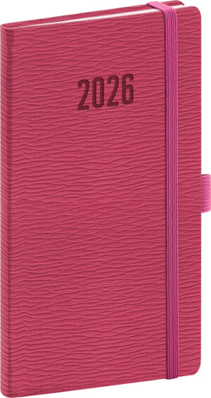 NOTIQUE Kapesní diář Rivoli 2026, 9 x 15,5 cm - Reklamnepredmety