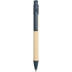 Kuličkové pero Liliana z papíru z cukrové třtiny (modrý inkoust) - Reklamnepredmety