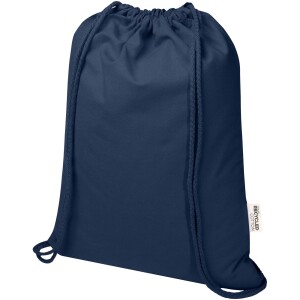 Taška Oregon Blend z recyklovaného GRS so gramážou 140 g/m² so sťahovacou šnúrkou a objemom 5 l - Reklamnepredmety