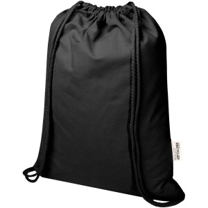 Taška Oregon Blend z recyklovaného GRS so gramážou 140 g/m² so sťahovacou šnúrkou a objemom 5 l - Reklamnepredmety