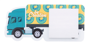 CreaStick Fridge Cargo zákazkový magnet na ledničku s poznámkovým blokem - Reklamnepredmety
