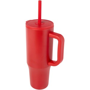 900 ml termohrnek Brady s certifikací RCS a silikonovým brčkem - Reklamnepredmety