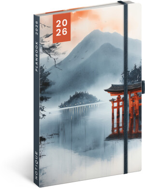 NOTIQUE Planbook diář/notes Japonsko 2026, 13 x 21 cm - Reklamnepredmety