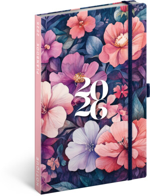 NOTIQUE Planbook diář/notes Kytice 2026, 13 x 21 cm - Reklamnepredmety