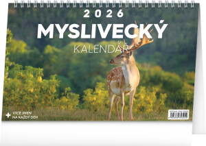 NOTIQUE Stolní Myslivecký kalendář CZ 2026, 23,1 x 14,5 cm - Reklamnepredmety