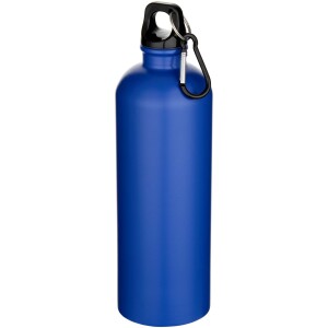750ml jednostěnná matná láhev na vodu Oregon z nerezové oceli s certifikací RCS a karabinou - Reklamnepredmety