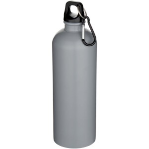 750ml jednostěnná matná láhev na vodu Oregon z nerezové oceli s certifikací RCS a karabinou - Reklamnepredmety
