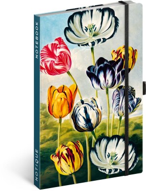 NOTIQUE Notes Tulipány Kateřiny Winterové, linkovaný, 13 x 21 cm - Reklamnepredmety