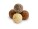 Výběr čokoládových truffles (mix) 200 g – Červené vánoční koule - s030020-3 - variant 