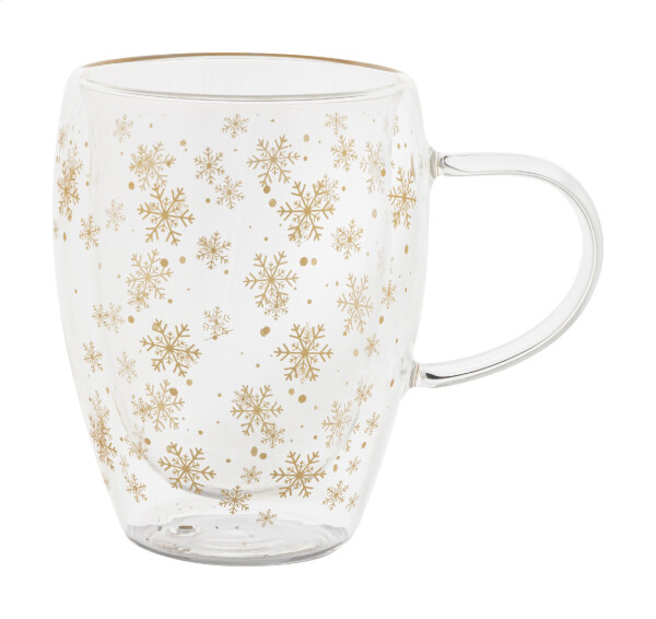 Snostro vánoční skleněný termohrnek